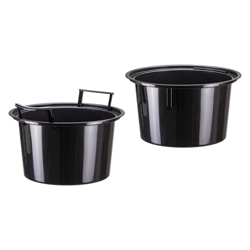 Горшок для цветов Дюна d 340 мм h 630 мм 42 л белый, со вставкой, 1/1