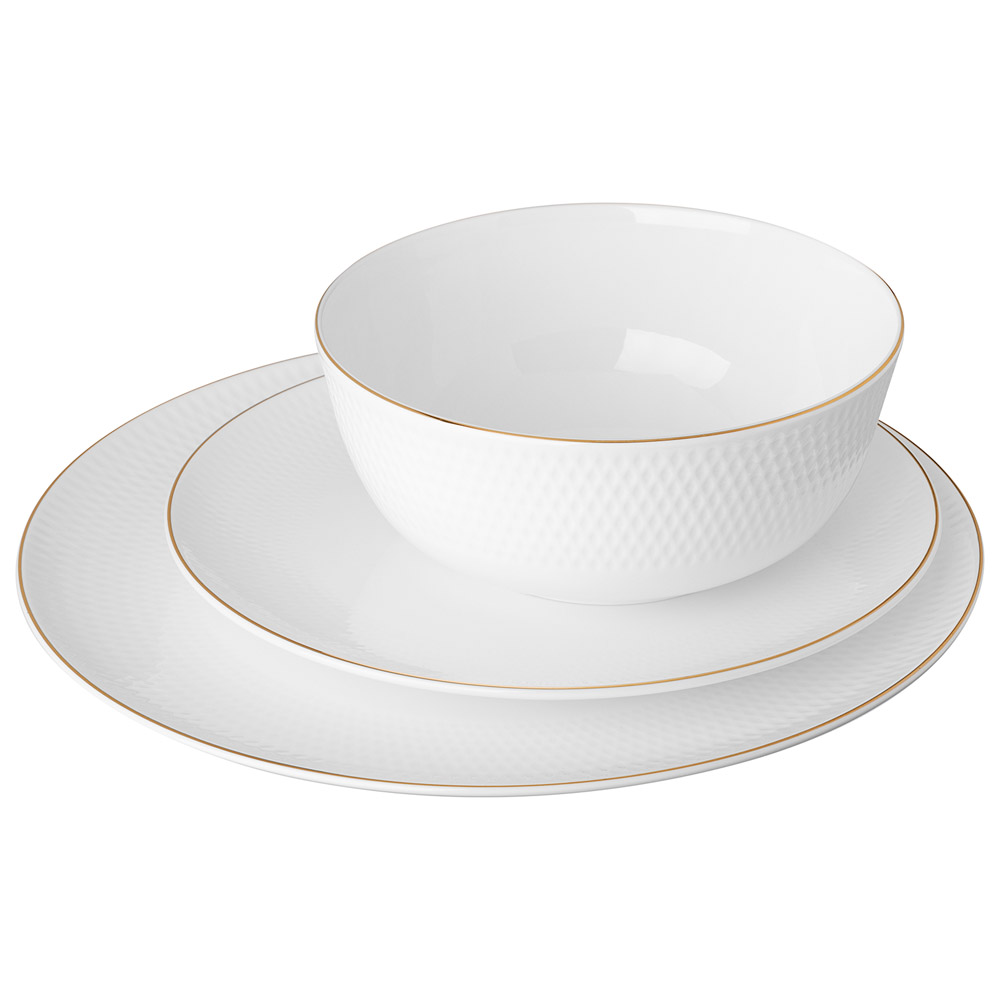 НАБОР ПОСУДЫ ОБЕДЕННЫЙ LEFARD, CHIC, НА 4 ПЕР. 12 ПР., КОР=2НАБ.