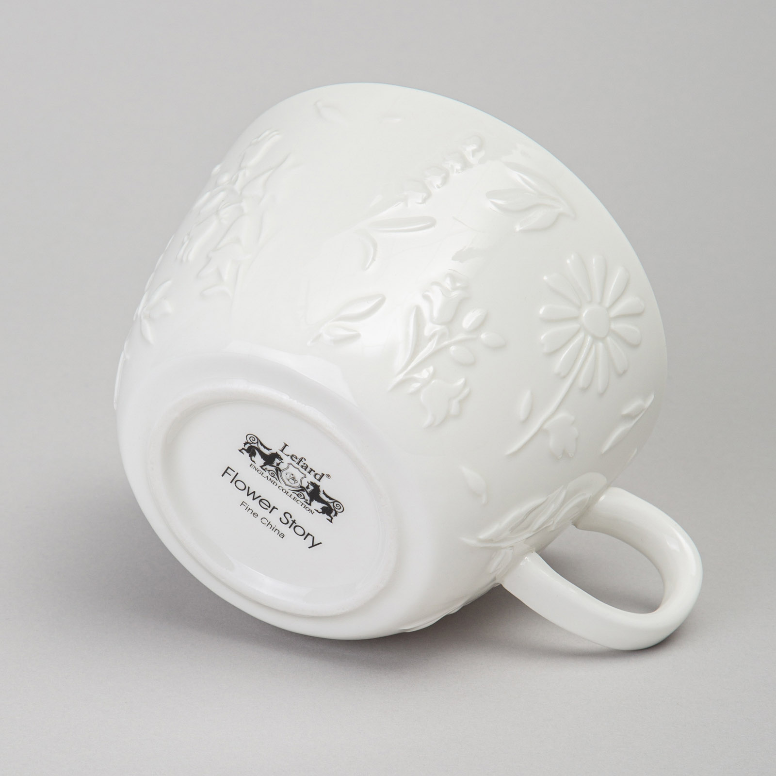 ЧАЙНАЯ ПАРА LEFARD, FLOWERS STORY, С ДЕРЕВ. БЛЮДЦЕМ 450 МЛ