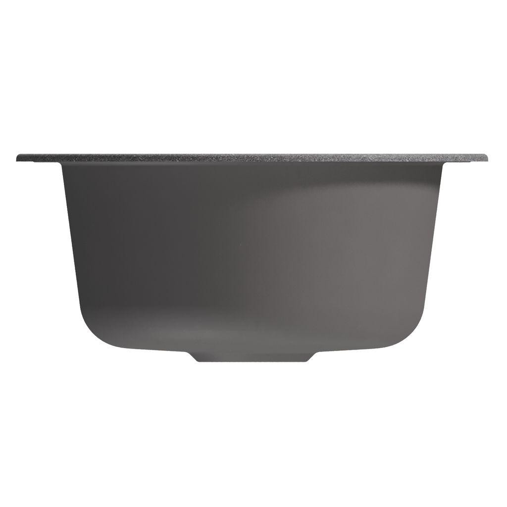 Мойкa ML-GM13 круглая, графит, 342, 495мм, глуб. чаши 200 NEW