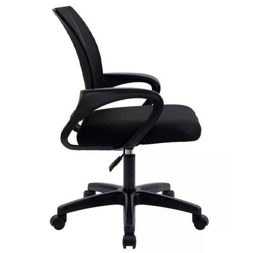 Кресло офисное, компьютерное TRON А1, ткань рогожка Standard, 47х48х46 см, черный