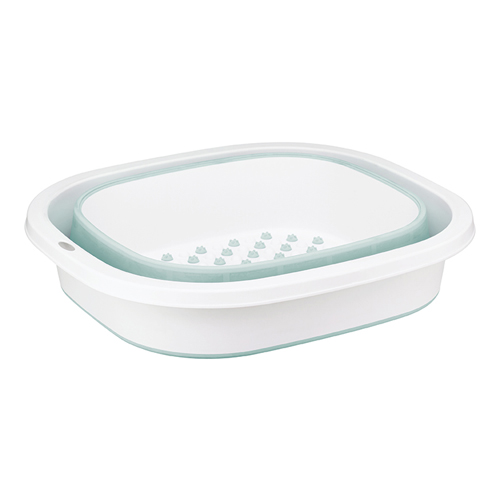 Таз для ног складной 18 л IDEA ФЛЕКС М 2509, морская волна