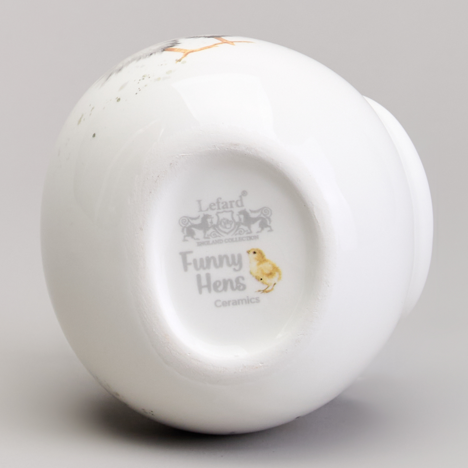 СОЛОНКА С ЛОЖКОЙ LEFARD, FUNNY HENS, 9*9, 5 СМ 150 МЛ, КОР=48ШТ.