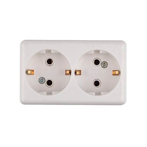 Розетка ОП 2-местн с/з РА16-011, Беларусь, 1/60