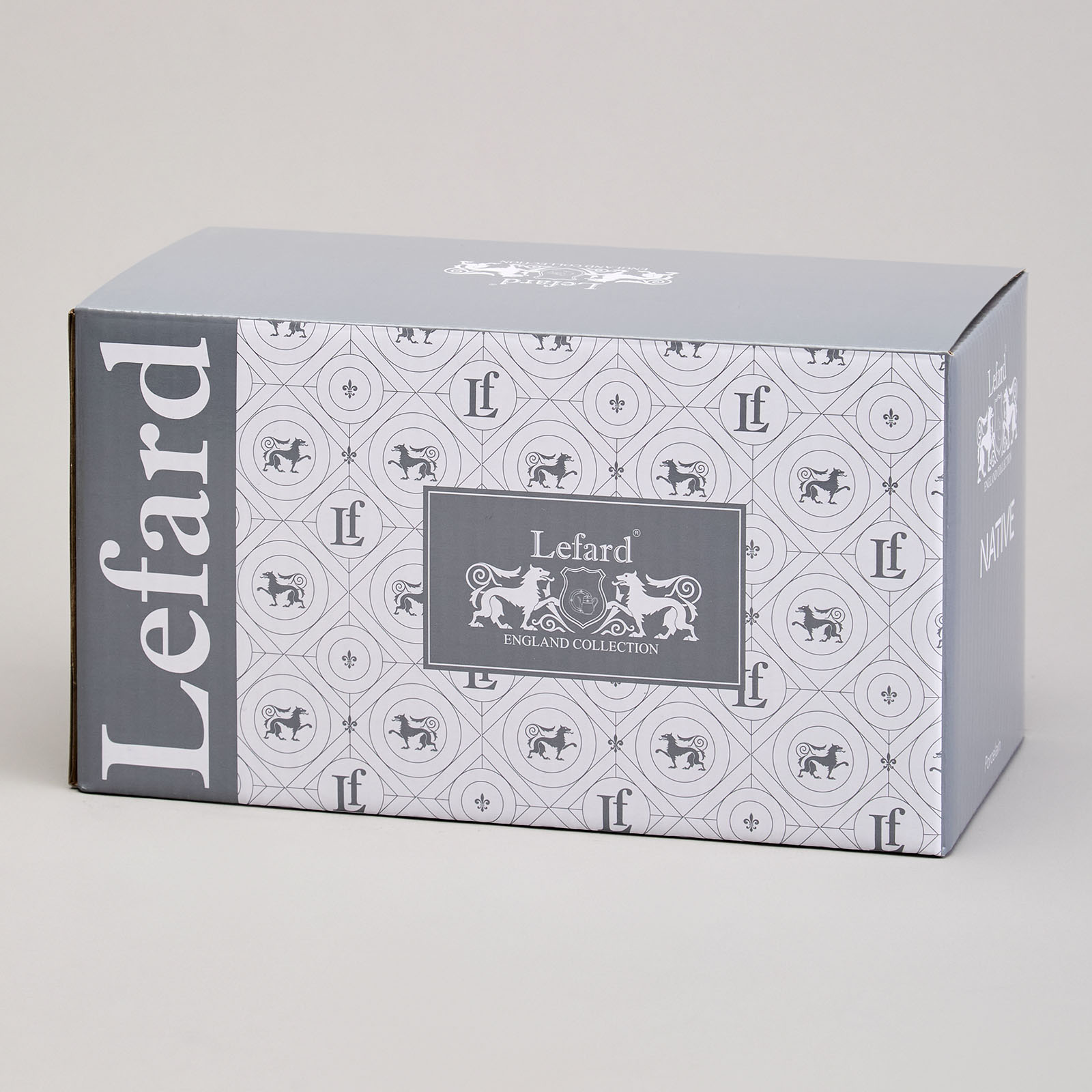 НАБОР САХАРНИЦ LEFARD, NATIVE, 2 ШТ. 10*10 СМ 300 МЛ НА ДЕРЕВ. ПОДСТАВКЕ