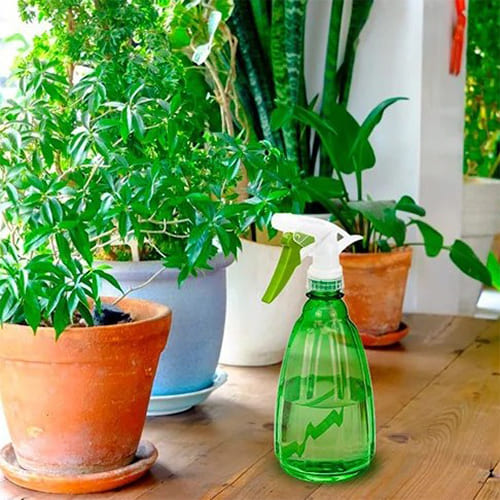 Опрыскиватель 0,65л Флёр, зеленый прозрачный, 1/46