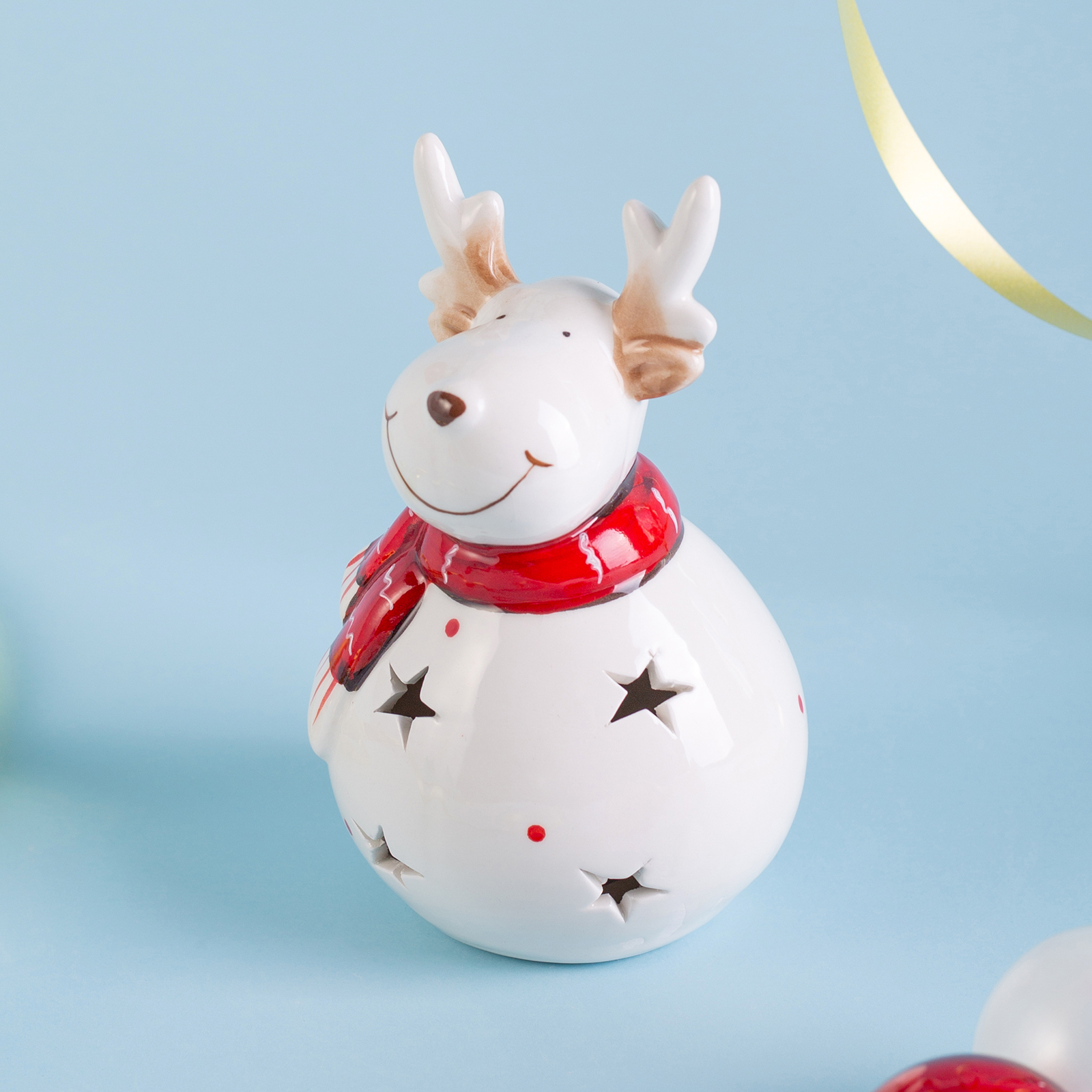 СТАТУЭТКА, ОЛЕНЬ, С LED-ПОДСВЕТКОЙ 9, 2Х9, 2Х15 СМ