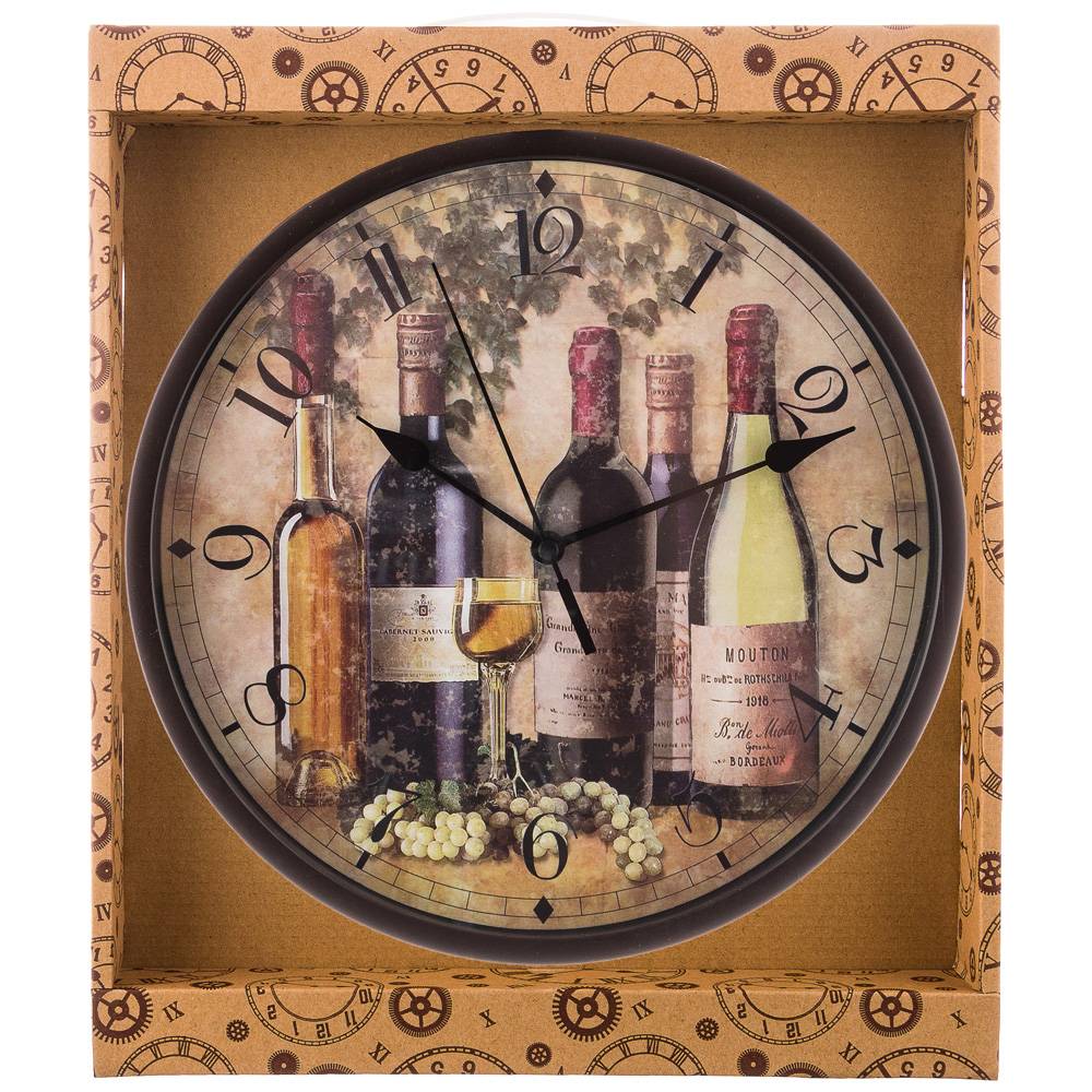 Часы настенные кварцевые, CHEF KITCHEN, 24, 5 см; диаметр циферблата 23 см