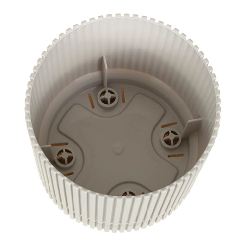 Кашпо 0.6 л IDEA СТРИП М 3245, 110 мм, с подставкой, кремовый