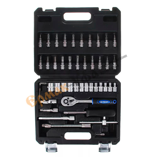 Набор инструментов автомобильных 46 пр РОКОТ, 1/12