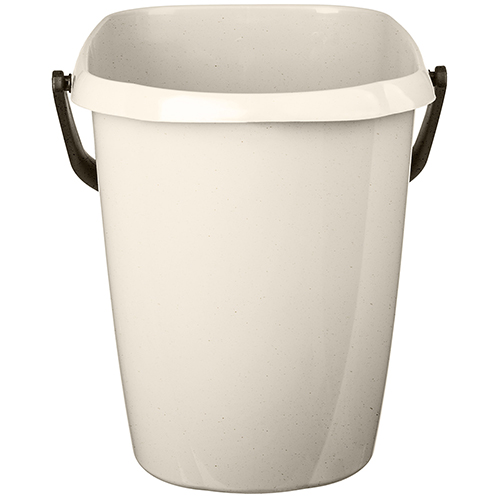 Ведро прямоугольное 13 л Malta 221209927/04, бежевый флэк