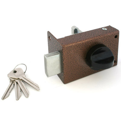 Замок накладной ОМЕГА ЗН-1 ЗЕНИТ, медь, 1/30