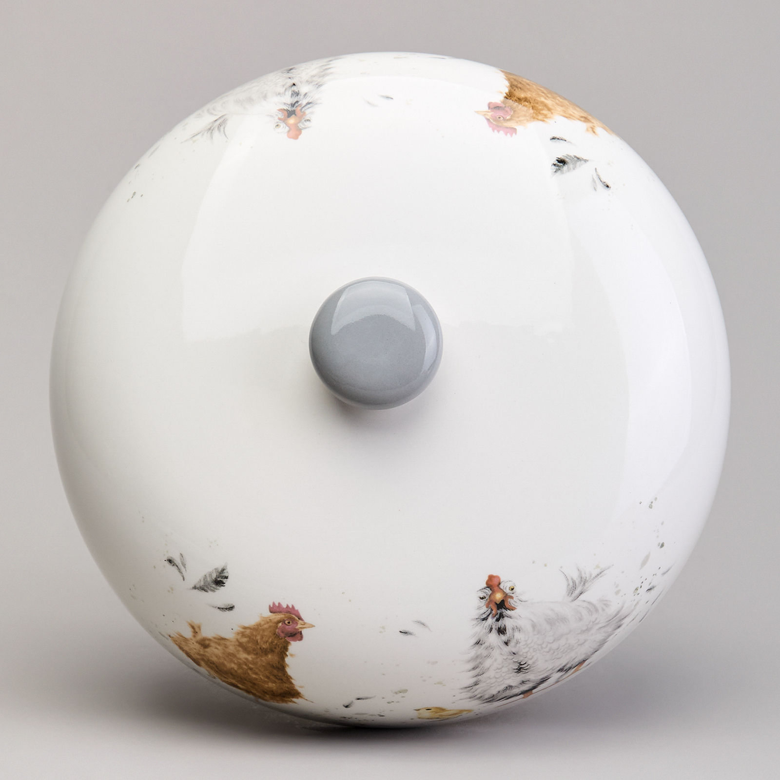 БЛЮДО ДЛЯ БЛИНОВ LEFARD, FUNNY HENS, 23, 5*10 СМ, КОР=12ШТ.