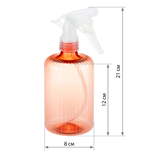 Опрыскиватель 0.55 л IDEA ВЕЛЬВЕТ М 2158, оранжевый прозрачный