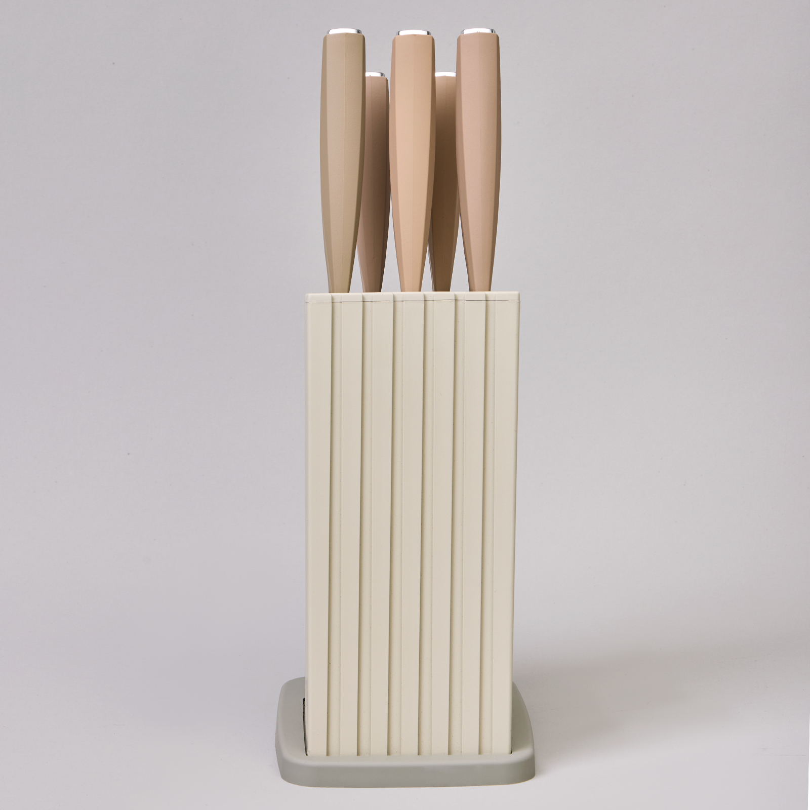 НАБОР НОЖЕЙ AGNESS НА ПЛАСТИКОВОЙ ПОДСТАВКЕ, 6 ПРЕДМЕТОВ