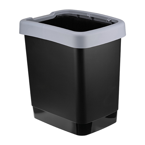 Контейнер для мусора 18 л IDEA ТВИН М 2479, серый