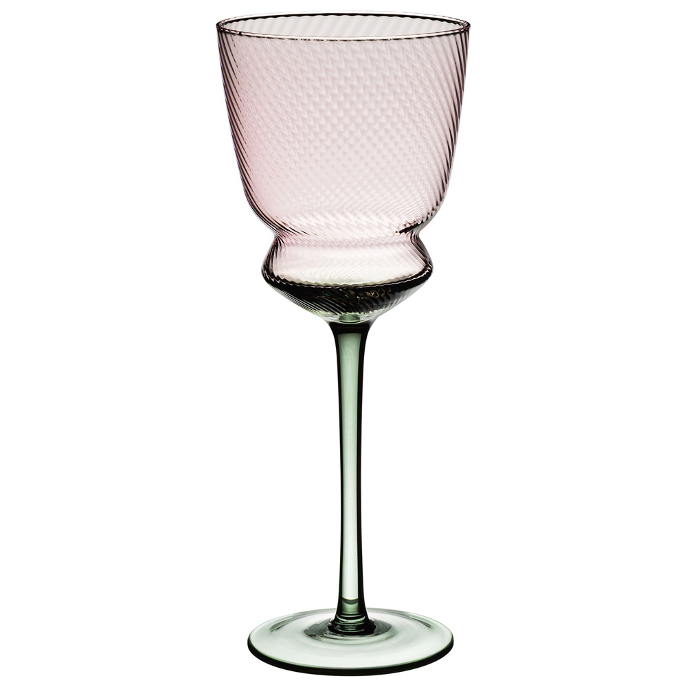 НАБОР БОКАЛОВ ДЛЯ ВИНА, TWIST & SHINE, GREEN, 2 ШТ/380 МЛ