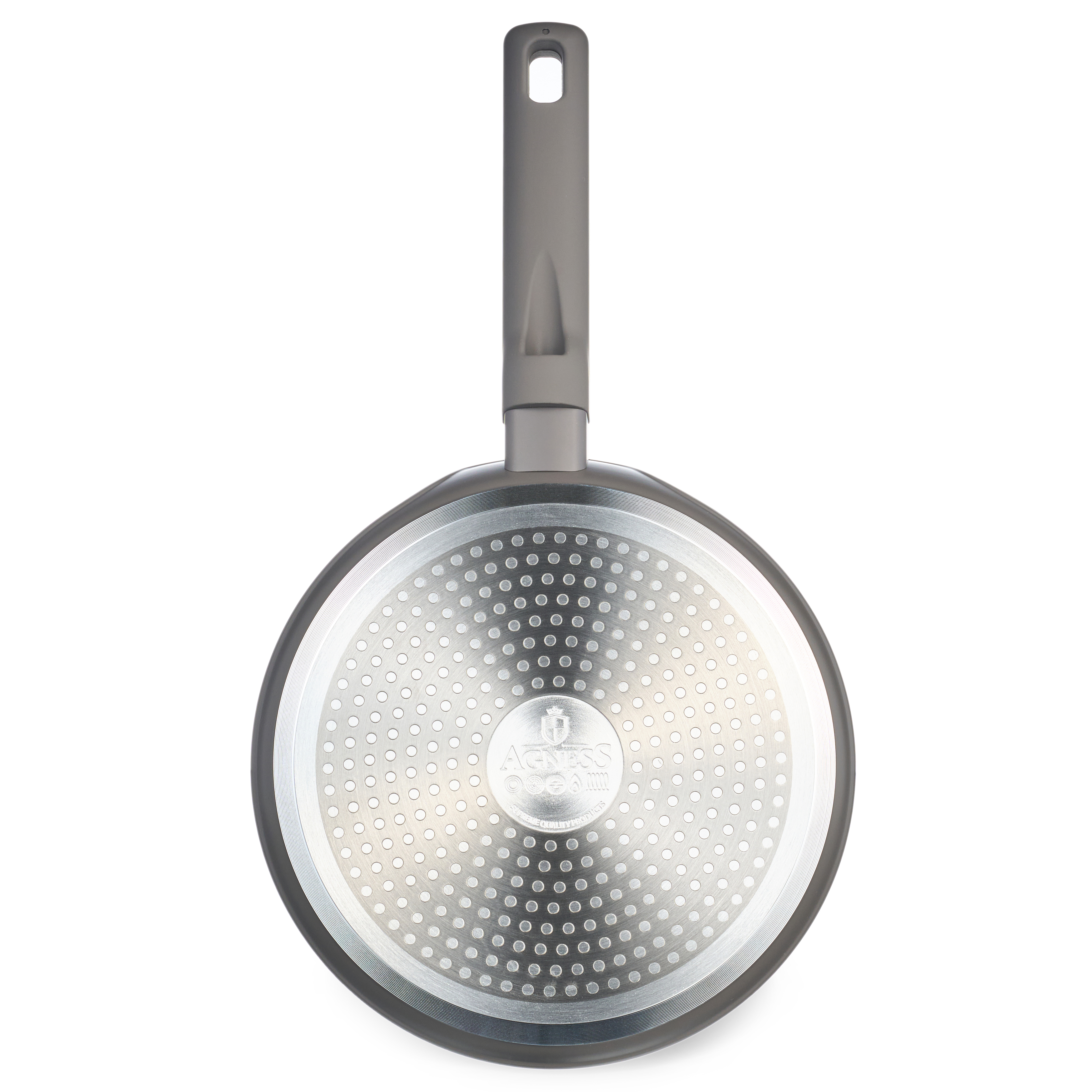 СКОВОРОДА БЛИННАЯ С АНТИПРИГАРНЫМ ПОКРЫТИЕМ PFLUON MARBLE, 22*4,3 СМ