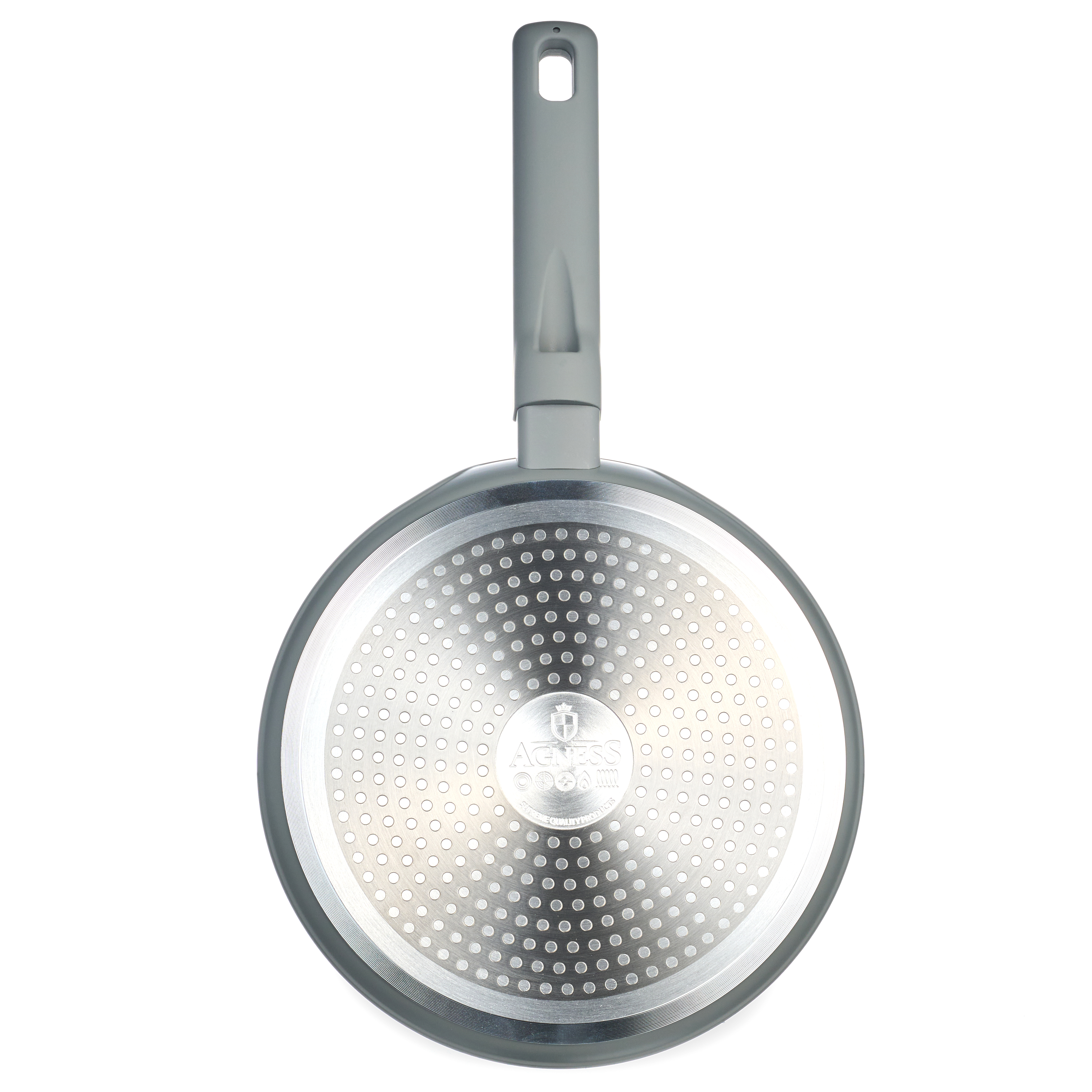 СКОВОРОДА БЛИННАЯ С АНТИПРИГАРНЫМ ПОКРЫТИЕМ PFLUON MARBLE, 22*4,3 СМ