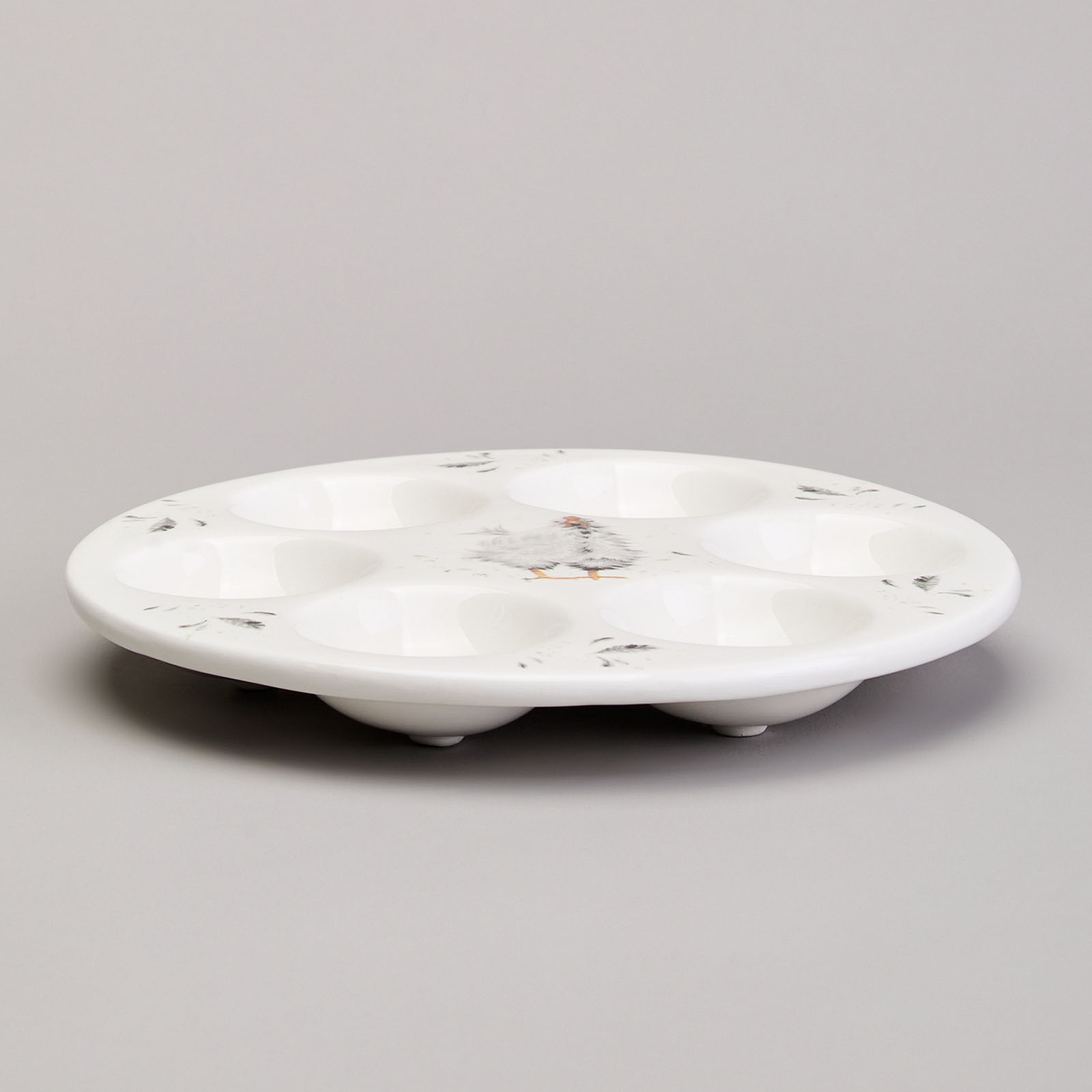 БЛЮДО НА 6 ЯИЦ LEFARD, FUNNY HENS, 18*18*2, 5 СМ, КОР=36ШТ.