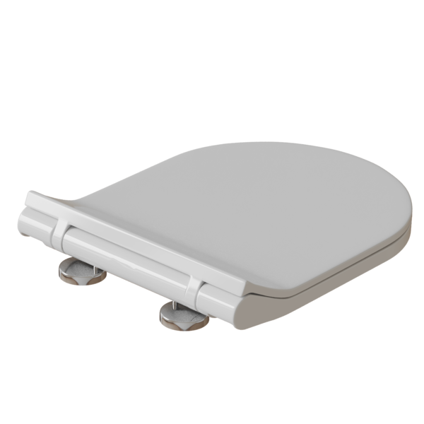 Сиденье для унитаза  WAVE  APEKS полипропилен, микролифт, БЕЛЫЙ глянец