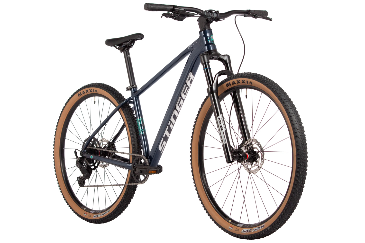 Велосипед STINGER 27.5" GRAPHITE EVO синий, алюминий, размер SM
