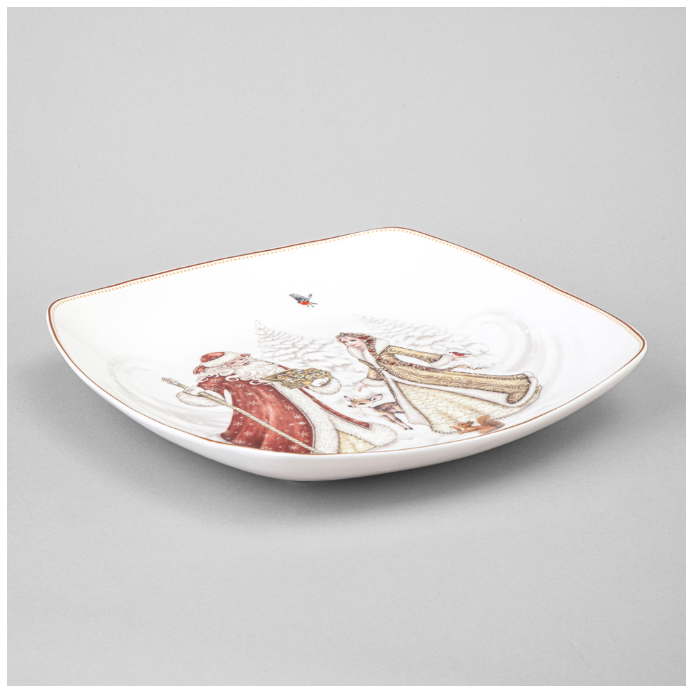 БЛЮДО LEFARD, МОРОЗКО, КВАДРАТНОЕ 25X4 CM, КОР=12ШТ.