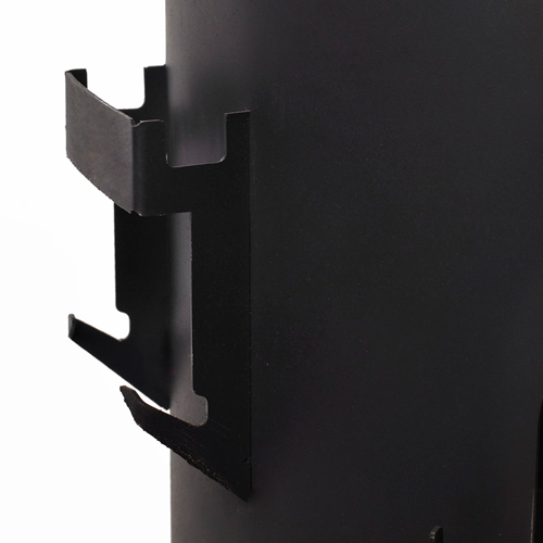 Учаг, печь-очаг, для казана 8-10л, с дверцей и дымоходом 340мм, сталь 2мм, РОССИЯ, 1/1