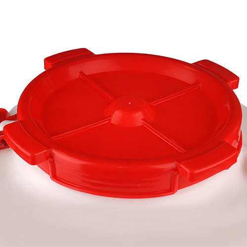 Бочка полиэт 30л Дачная квадратная, белая, г. Ижевск, 1/3