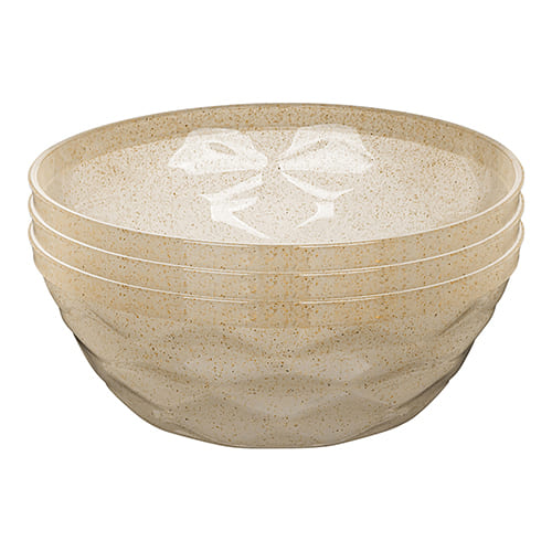 Салатник 2.5 л Homver Palermo 221116701/02, бесцветный флэк