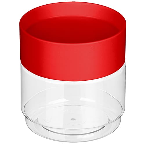 Емкость для сыпучих продуктов 0.5 л Homver 223138006/03, красная