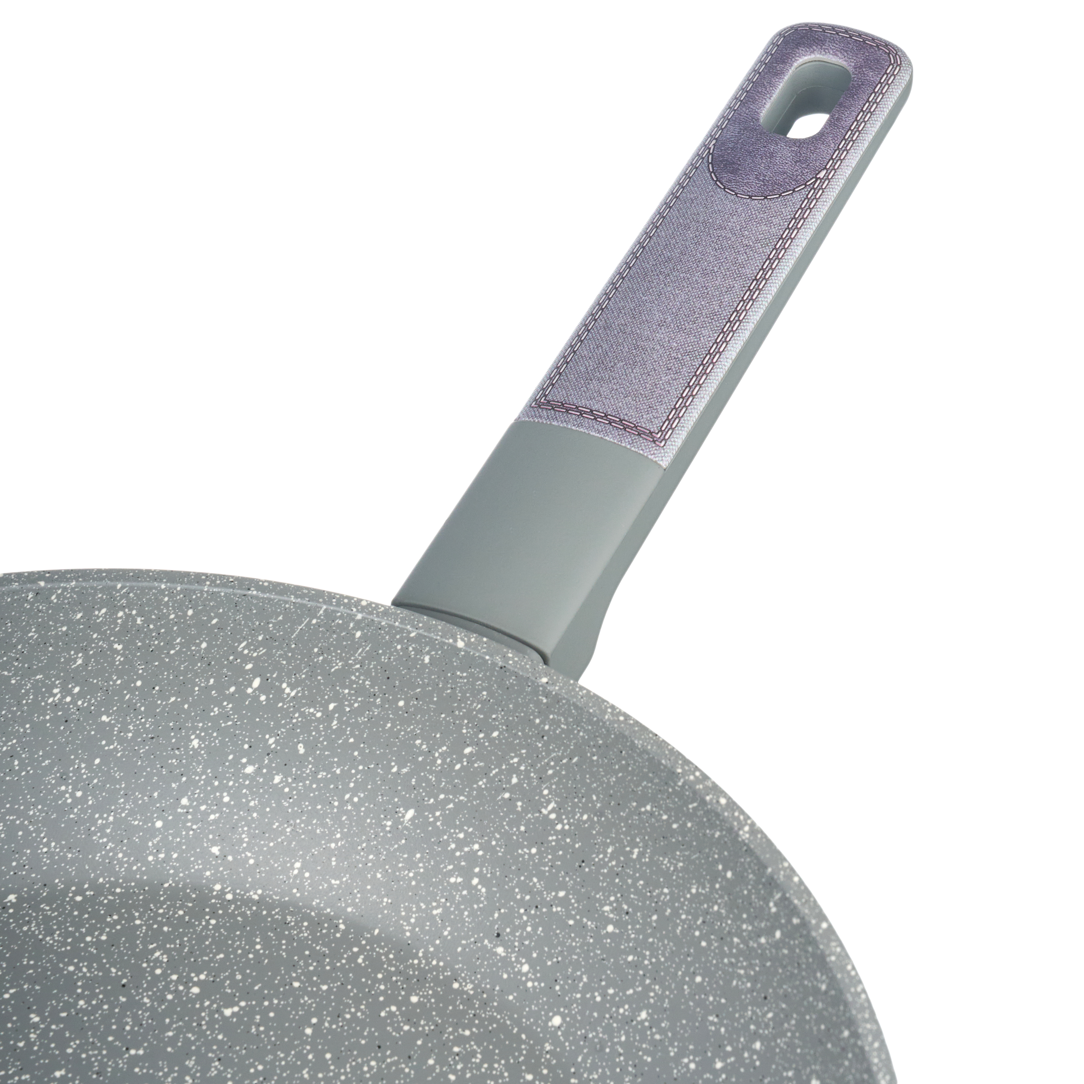 СКОВОРОДА С АНТИПРИГАРНЫМ ПОКРЫТИЕМ PFLUON MARBLE, 28*5,2 СМ