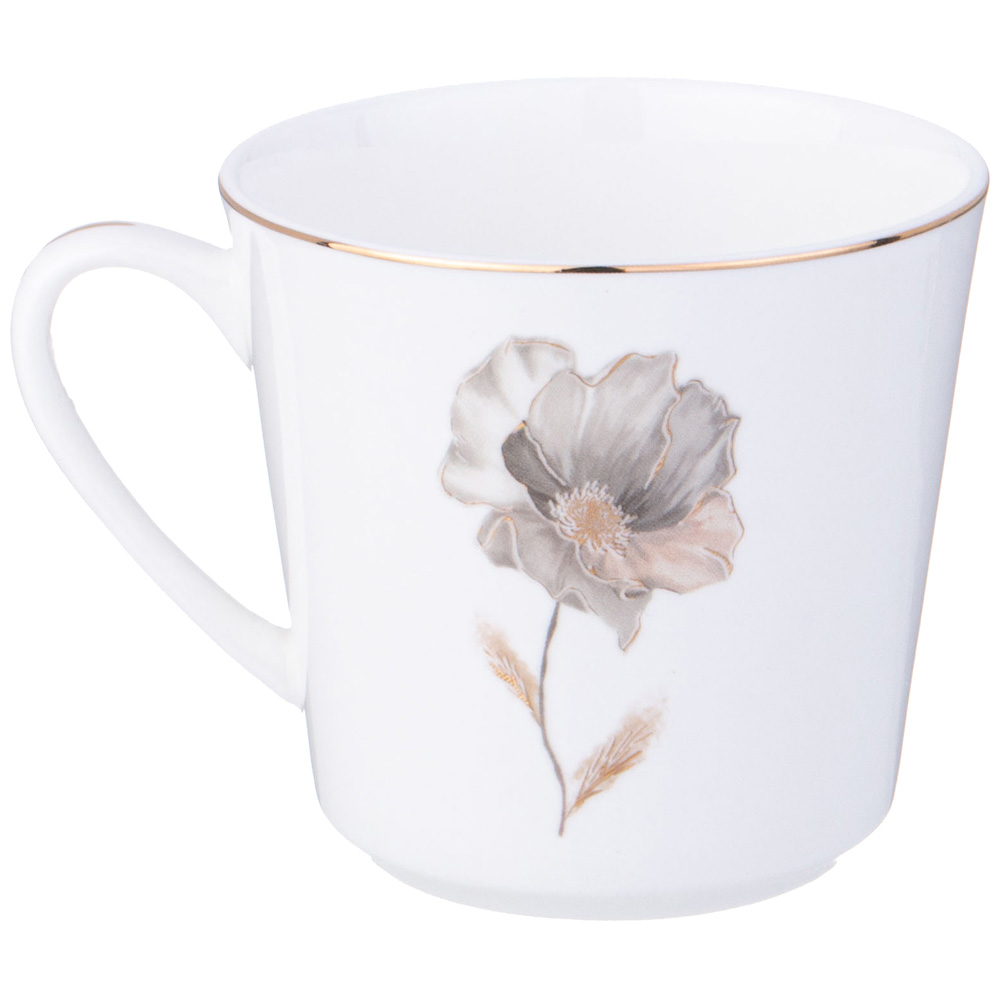 КОФЕЙНЫЙ НАБОР LEFARD, INSPIRATION, ЗОЛОТОЙ ЦВЕТОК НА 6 ПЕР. 12 ПР. 220 МЛ, КОР=4НАБ.