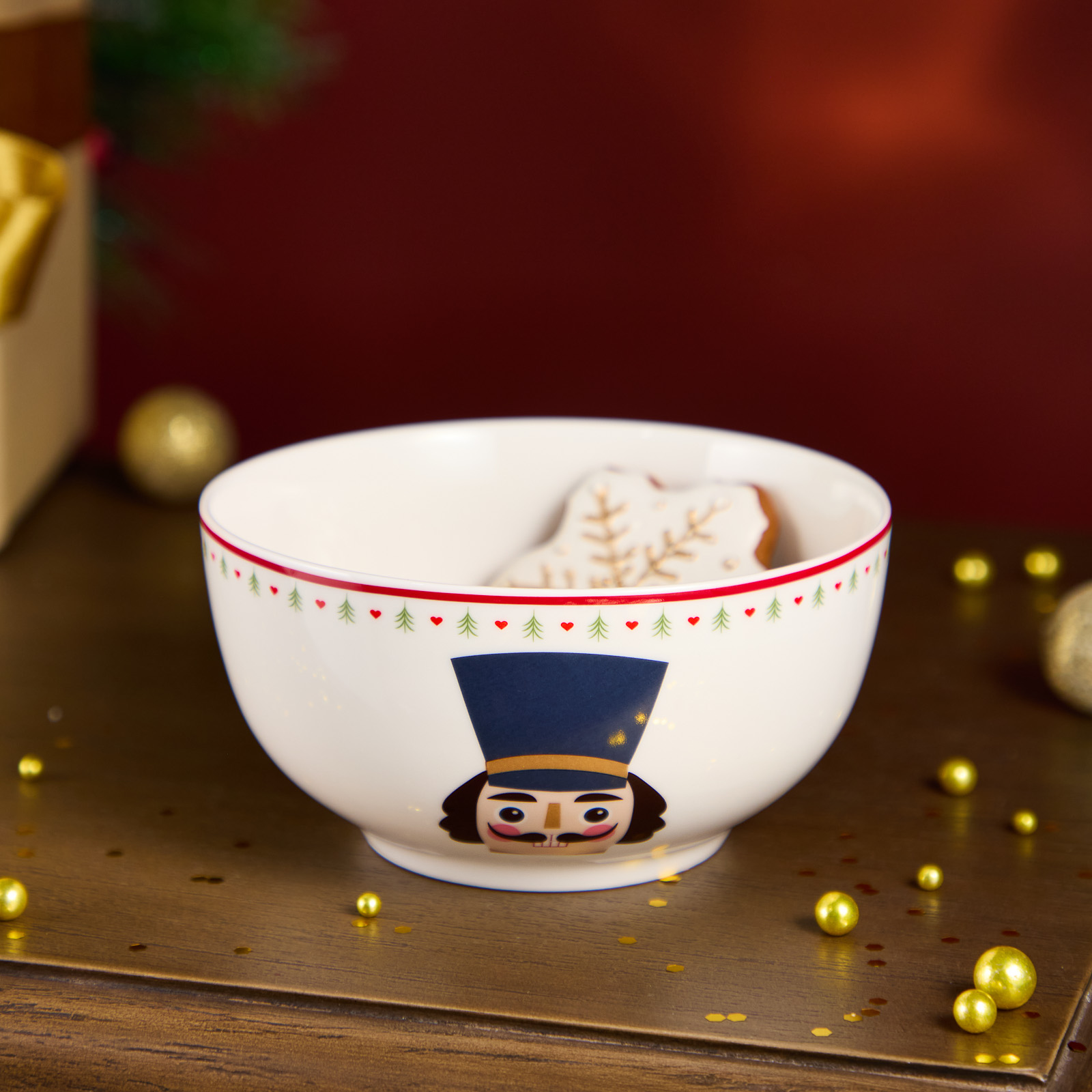 НАБОР ПОСУДЫ LEFARD, ЩЕЛКУНЧИК, 2 ПР., КРУЖКА 360МЛ, САЛАТНИК 500МЛ