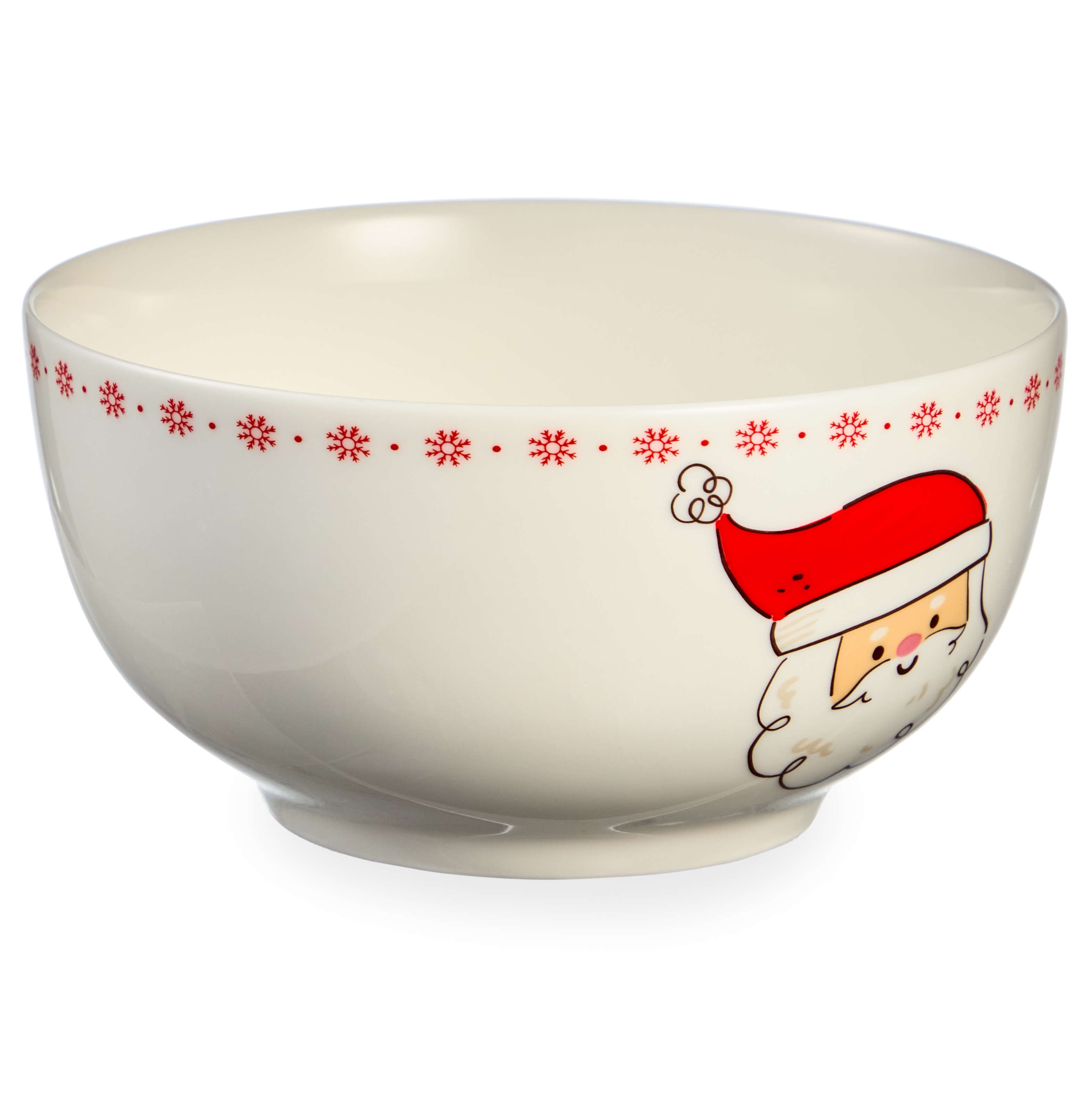 НАБОР ПОСУДЫ LEFARD, ДЕД МОРОЗ, 2 ПР., КРУЖКА 360МЛ, САЛАТНИК 500МЛ