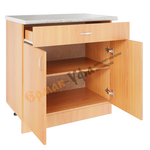 Стол разделочный 80 ЛДСП, ольха, 1 ящик, 1/1