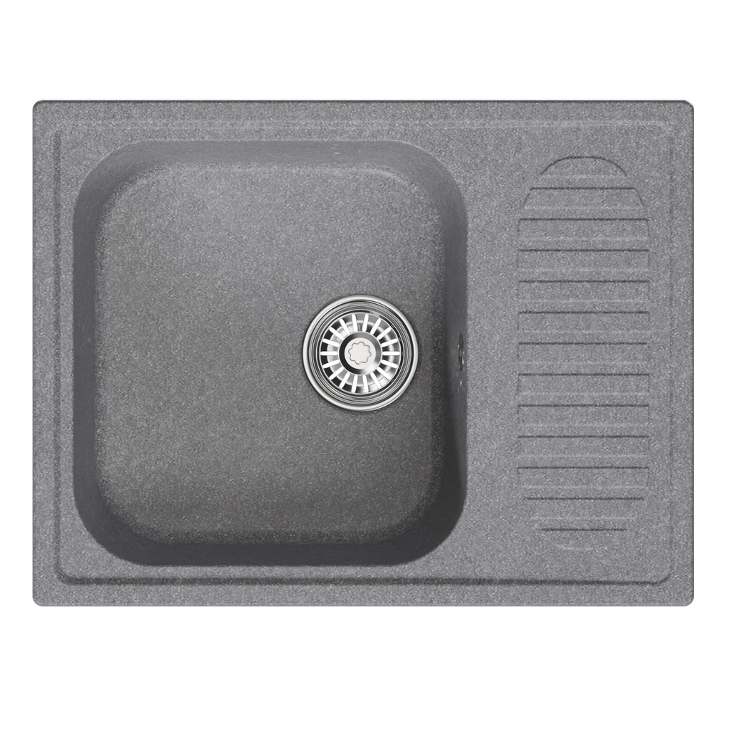 Мойка ML-GM18 с крылом, графит, 342, 640*490*190мм NEW