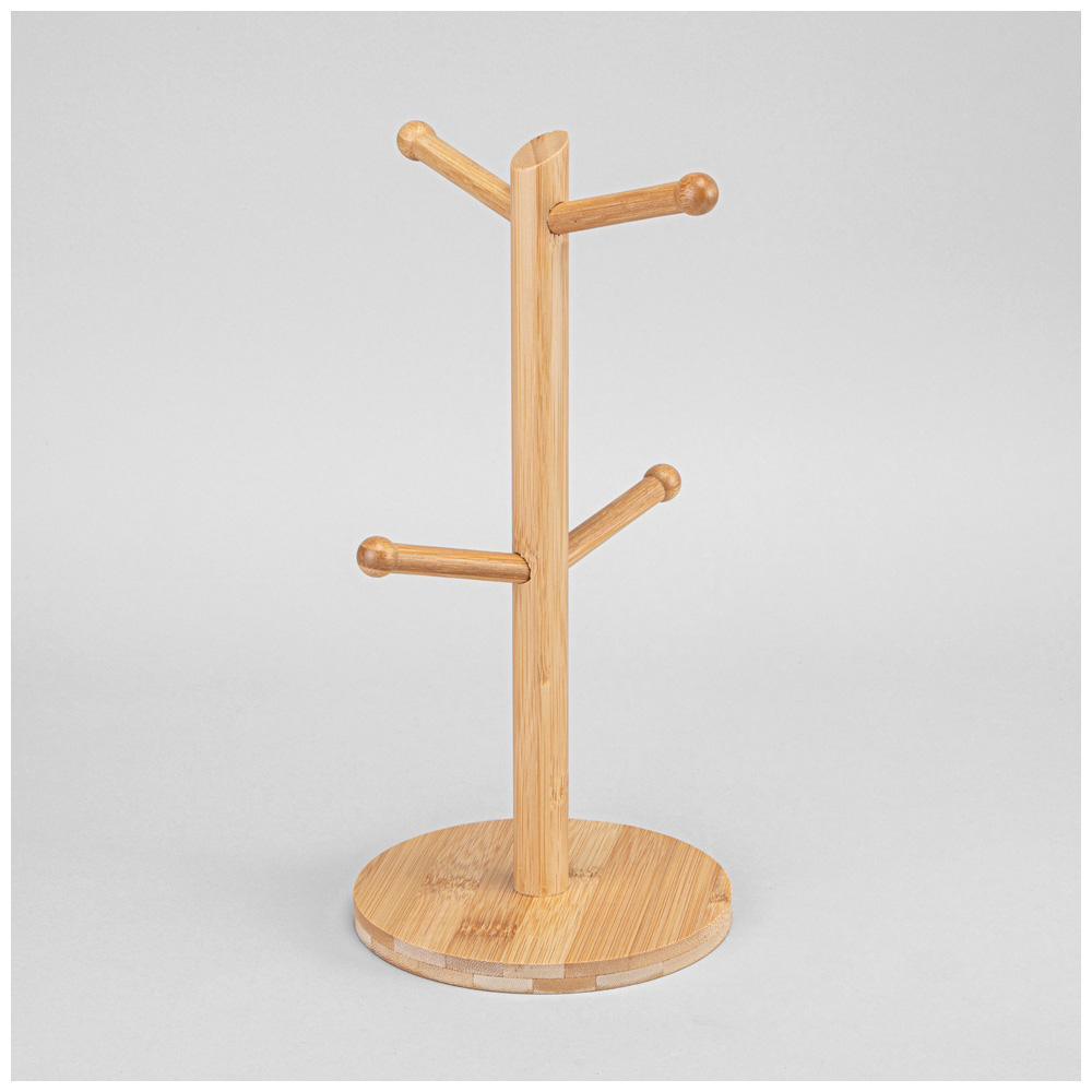 НАБОР КРУЖЕК LEFARD, NOVEL, НА ДЕРЕВ. ПОДСТАВКЕ 4 ШТ. 380 МЛ, КОР=6НАБ.