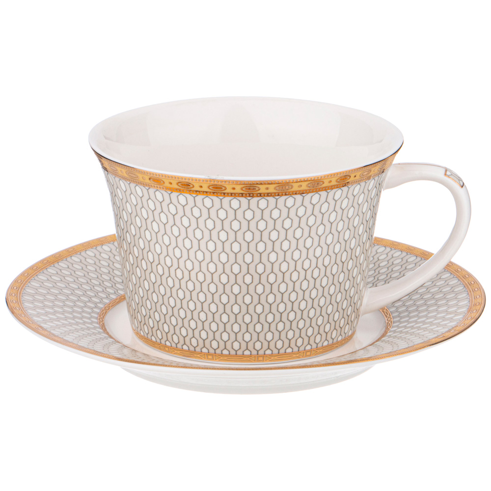 ЧАЙНЫЙ СЕРВИЗ LEFARD, CLASSIC, НА 6 ПЕР. 15 ПР. 1250/400/350/250 МЛ, КОР=4НАБОР.