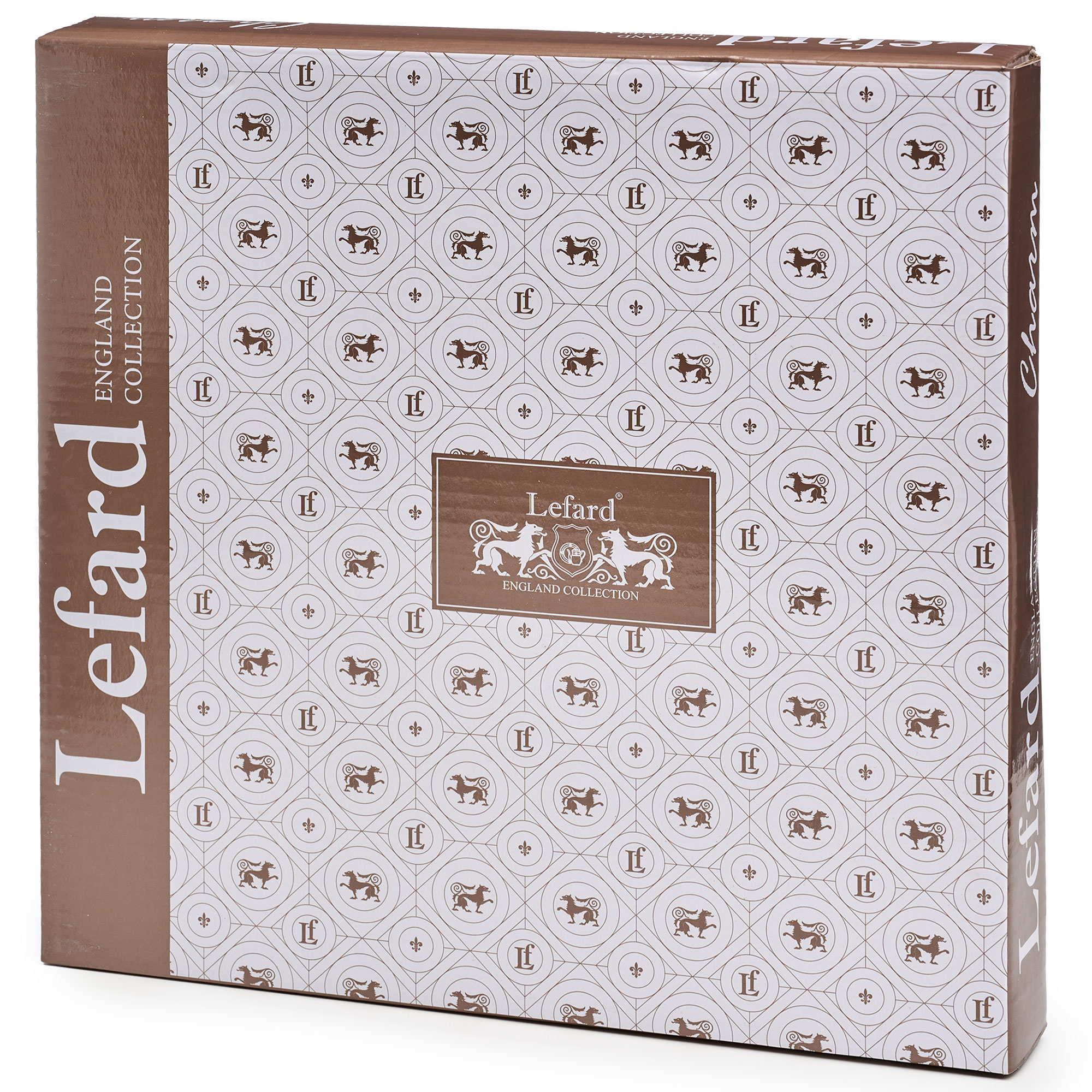 НАБОР ТАРЕЛОК ОБЕДЕННЫХ LEFARD, CHARM, 2 ШТ. 26*2, 5 СМ, С ЗОЛОТОЙ ЛИНИЕЙ