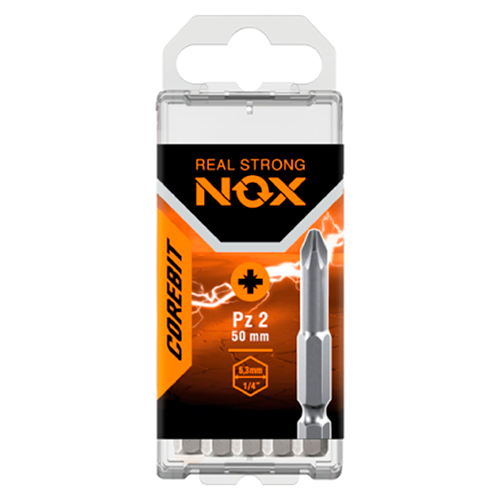 Биты PZ2 50мм COREBIT E6. 3, цена за 10шт бокс, 1/