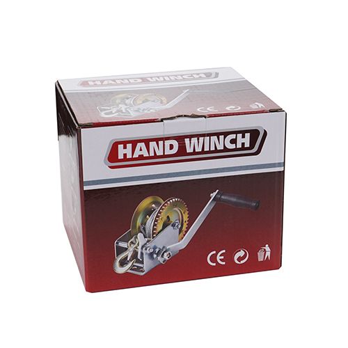 Лебедка ручная LR-01M, метал/трос 360кг, 800LB, 1/10