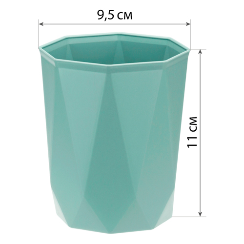 Стакан IDEA ПРИЗМА М 2241, морская волна