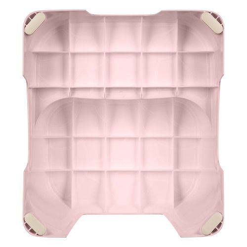 Табурет-подставка детский 340х310х205 мм, светло-розовый