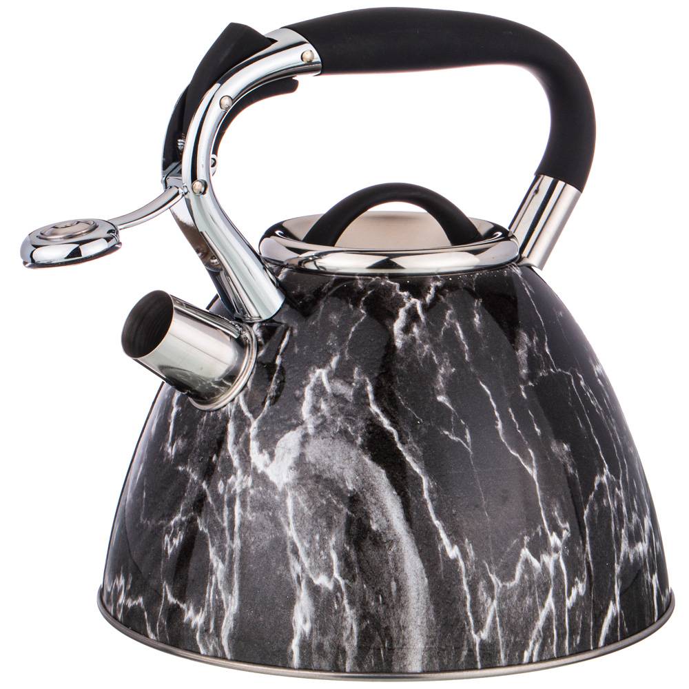 ЧАЙНИК AGNESS СО СВИСТКОМ, СЕРИЯ FANTASY, 3,0 Л, ИНДУКЦИОННОЕ КАПСУЛЬНОЕ ДНО