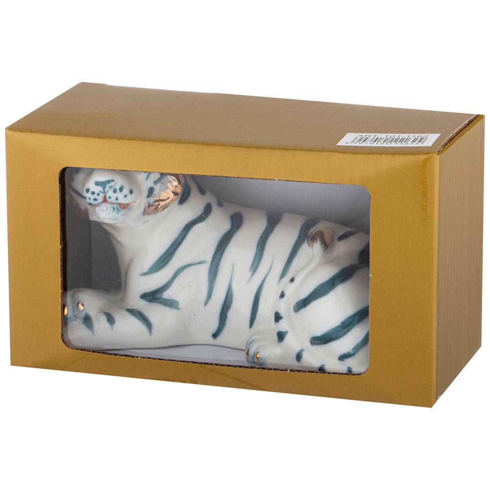 СТАТУЭТКА, ТИГР, ДЛИНА=15 СМ, КОР=36ШТ.