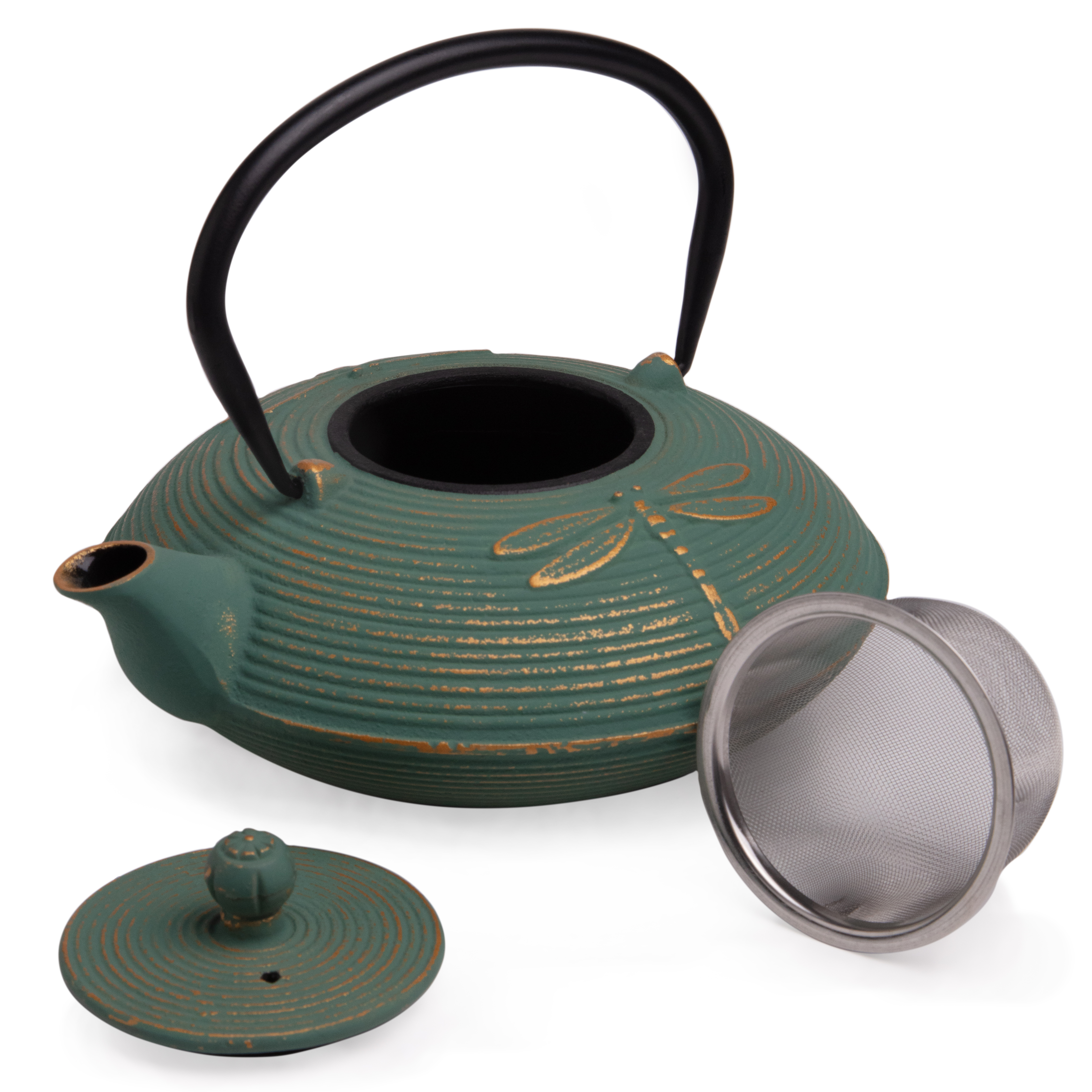 ЗАВАРОЧНЫЙ ЧАЙНИК ЧУГУННЫЙ С ЭМАЛИРОВАННЫМ ПОКРЫТИЕМ ВНУТРИ 800 МЛ