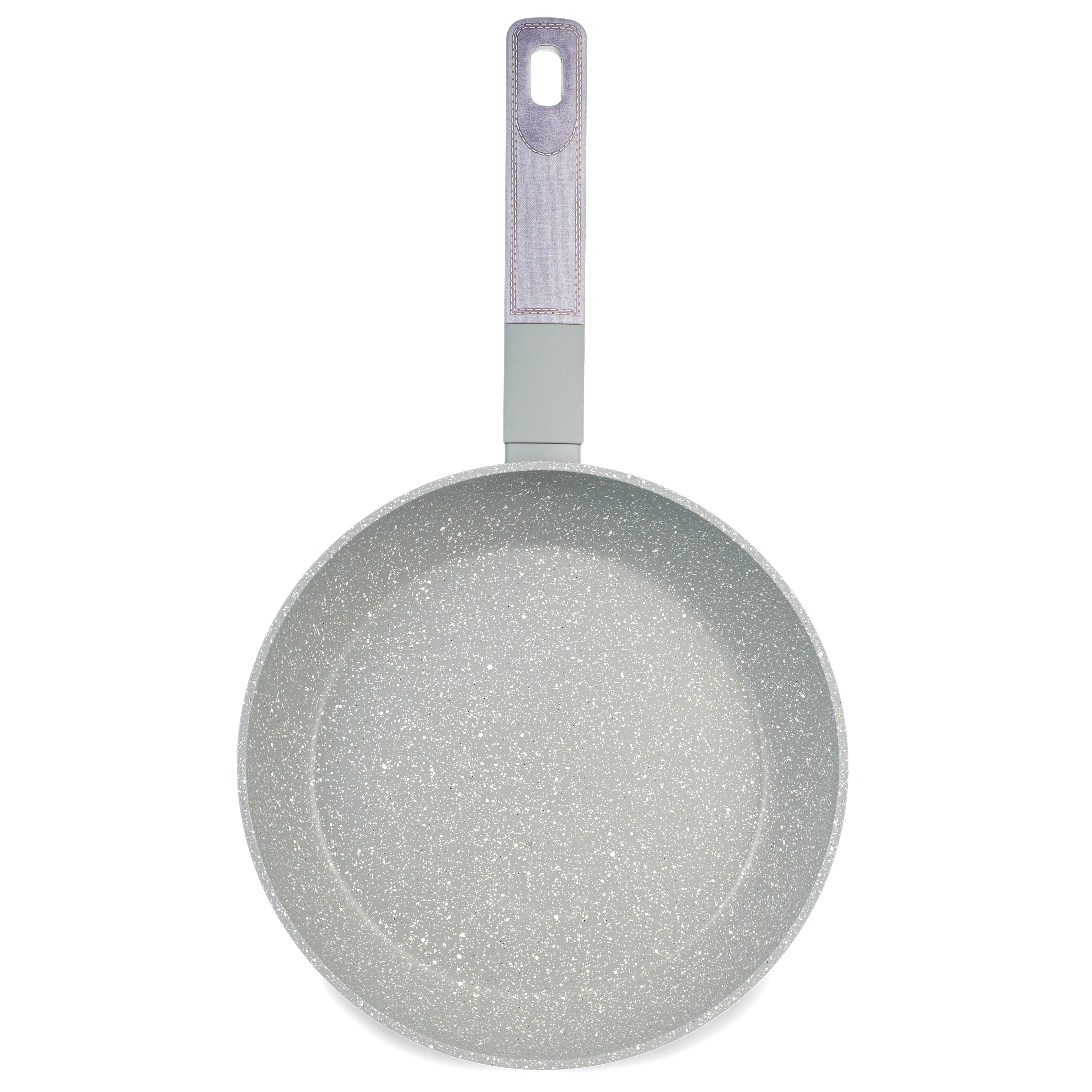 СКОВОРОДА С АНТИПРИГАРНЫМ ПОКРЫТИЕМ PFLUON MARBLE, 24*4,8 СМ