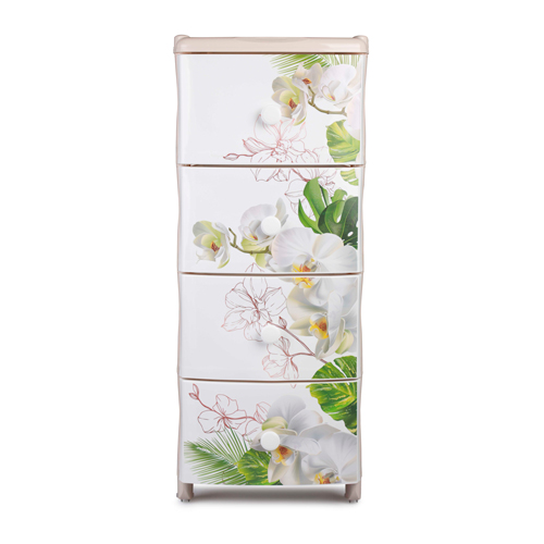 Комод 4-х секц Орхидея, Альтернатива, М2059, 1/1