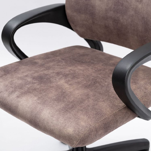 Кресло офисное, компьютерное TRON A2 велюр Standard, 47х48х46 см, темно-бежевый